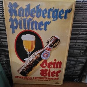 Radeberger Beer Sign